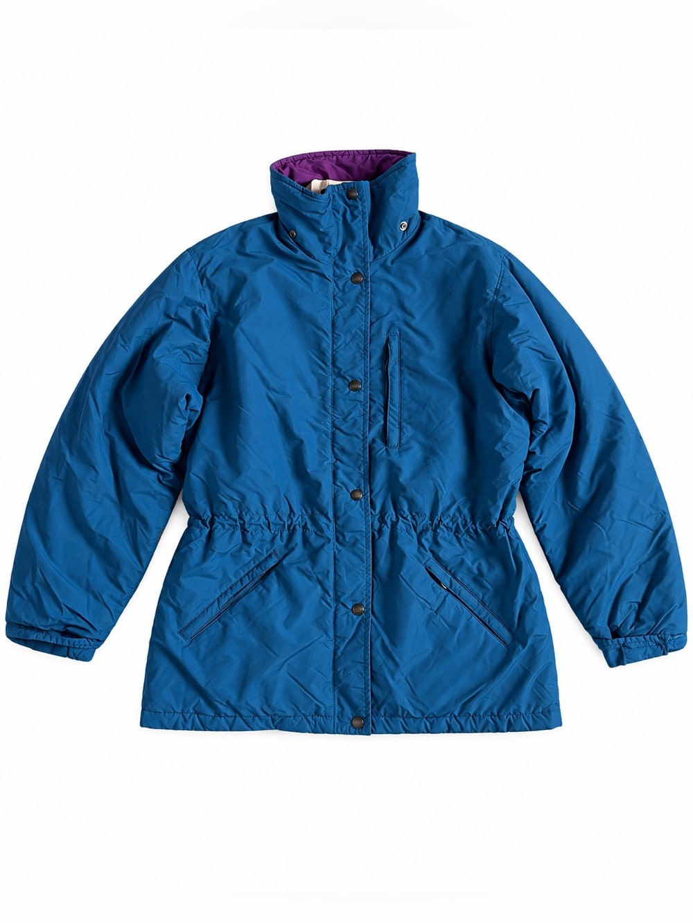 L.L. Bean Vintage 1990s Penobscot Parka Teal Blue Insulated Jacket Winter Coat M